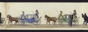 Part of the Panoramic View of the Entire Funeral Procession of Arthur, Duke of Wellington by Henry Jr and Sala Alken
