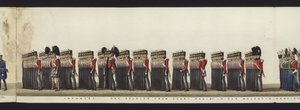 Part of the Panoramic View of the Entire Funeral Procession of Arthur, Duke of Wellington by Henry Jr and Sala Alken