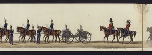 Part of the Panoramic View of the Entire Funeral Procession of Arthur, Duke of Wellington by Henry Jr and Sala Alken