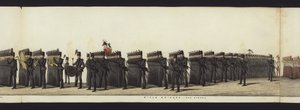 Part of the Panoramic View of the Entire Funeral Procession of Arthur, Duke of Wellington by Henry Jr and Sala Alken