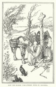 How the horse sympathised with St Columba by Henry Justice Ford
