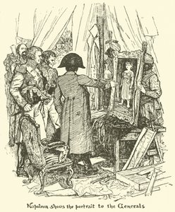 Napoleon Shows the Portrait to the Generals by Henry Justice Ford