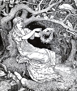 Princess Narcissus and Princess Potentilla by Henry Justice Ford