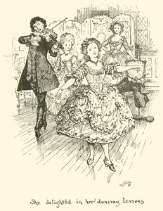 She Delighted in Her Dancing Lessons by Henry Justice Ford