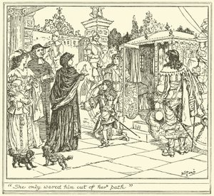 She Only Waved Him Out of Her Path by Henry Justice Ford