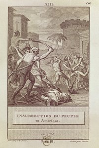 Insurrection of the American People in 1768, engraved by David