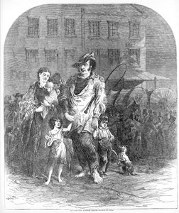 Refugees from Northern Missouri entering St. Louis