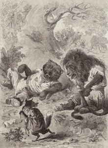 The Fables of Aesop: The Lion, the Bear, and the Fox