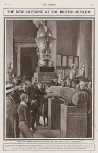 The New Cicerone at the British Museum by Henry Marriott Paget