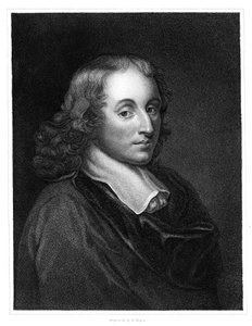 Blaise Pascal, 17th century French philosopher, mathematician, physicist and theologian