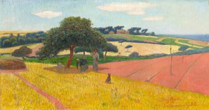 Les Chaumes en Guidel by Henry Moret
