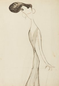 Irene Vanbrugh, study for the series Stars of the Music Hall Stage