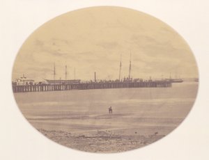 Long Dock at Hilton Head, Port Royal, South Carolina by Henry P. Moore