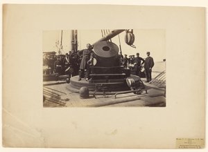 Mortar on the U.S. Schooner C.P. Williams, Port Royal, S.C.