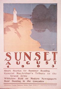 Cover illustration for Sunset magazine, August 1903 by Henry Patrick Raleigh