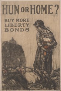 Hun or Home? Buy More Liberty Bonds by Henry Patrick Raleigh