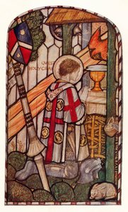 Sir Galahad (Design for a window at Kelvin-Side, Glasgow) by Henry Payne