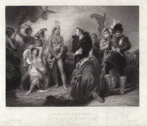 Spaniards and Peruvians by Henry Perronet Briggs