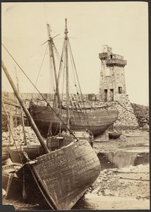 Boats in a Harbor by Henry Pollock
