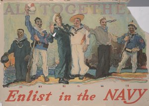 All Together! Enlist in the Navy by Henry Reuterdahl