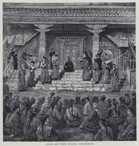 Lamas and their musical instruments by Henry Sandham
