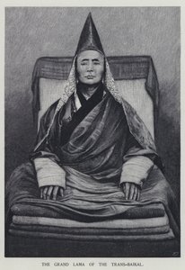 The Grand Lama of the Trans-Baikal (lithograph) by Henry Sandham