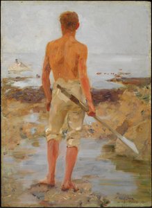A Boy with an Oar