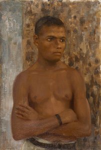 Half Length of Ralph, 1923 by Henry Scott Tuke