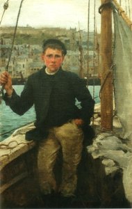 Portrait of Jack Rolling by Henry Scott Tuke