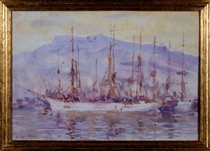 Three Masters, Falmouth, 1904