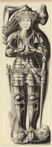 Effigy of Sir Richard Vernon by Henry Shaw