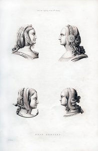 Headdresses, early 16th century, 1843