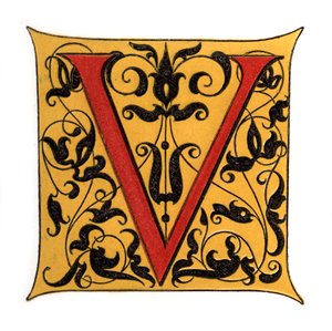 Initial Letter V by Henry Shaw