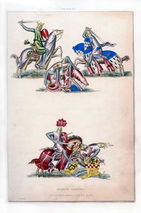 Knights fighting, c1260