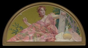 Muse of Painting by Henry Siddons Mowbray
