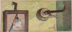 Gas fitting and mirror, c.1930 by Henry Silk