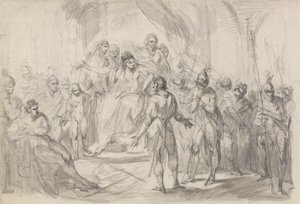 Stephen Brought Prisoner to Empress Mathilda