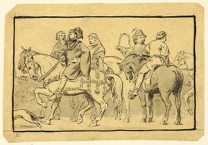 Canterbury Pilgrims by Henry Stacy Marks