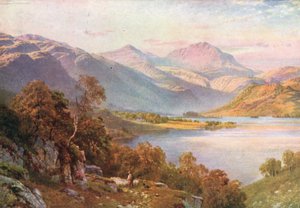 Head of Loch Lomond, Looking up Glen Falloch, Perthshire