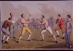 Barefist prizefight