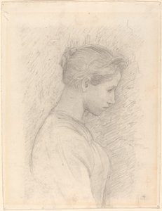 A Young Woman in Profile