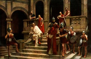 Jesus Before Pilate by Henry Traut