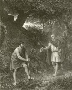 Timon and Flavius by Henry Wallis