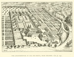 The Charterhouse of Val de Cristo, near Segorbe (engraving) by Henry William Brewer