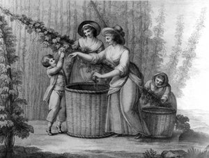 Hop Pickers, engraved by William Dickinson