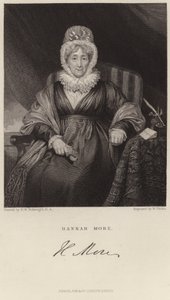 Portrait of Hannah More by Henry William Pickersgill