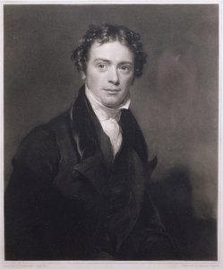 Portrait of Michael Faraday (1791-1867) Engraved by Samuel Cousins (1830)
