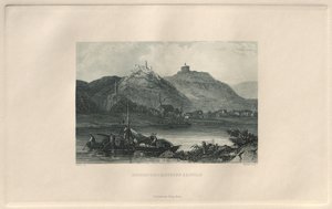 The Picturesque and Romantic Rhine: Kobern and Mathias Chapel, 1928 by Henry Winkles