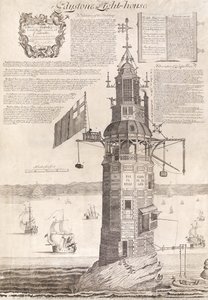 Edystone Light House by Henry Winstanley