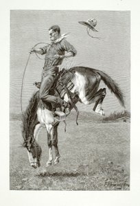 A Bucking Bronco by Henry Wolf